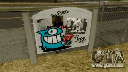 Graffiti ElPez in Idlewood for GTA San Andreas