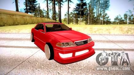 Toyota Mark 2 red for GTA San Andreas