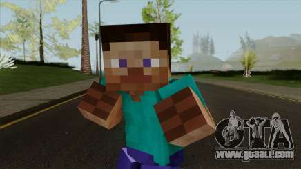 Steve x4 Minecraft for GTA San Andreas