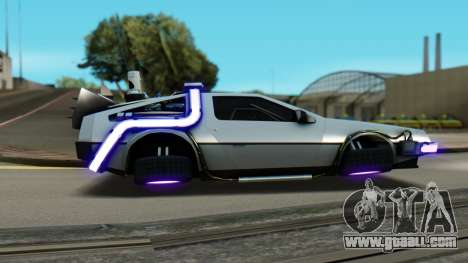 DeLorean DMC-12 Activated for GTA San Andreas