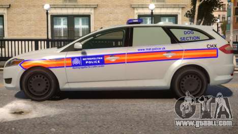 Ford Mondeo Dog Section Metropolitan Police for GTA 4