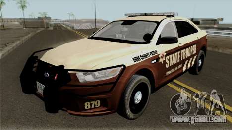 Ford Taurus 2013 Bone County Police for GTA San Andreas