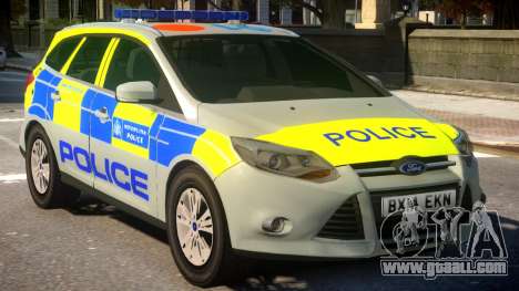 Police Ford Focus Estate IRV for GTA 4