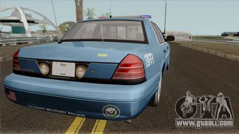 Ford Crown Victoria US Navy Military Police for GTA San Andreas