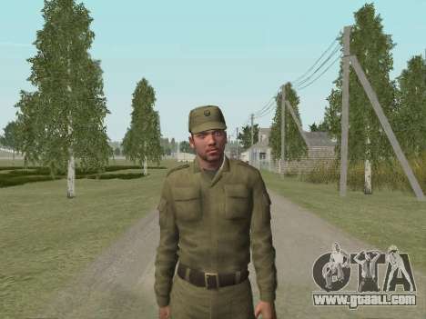 Soldier in Afghan for GTA San Andreas