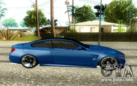 BMW M4 F82 2014 Low Poly for GTA San Andreas