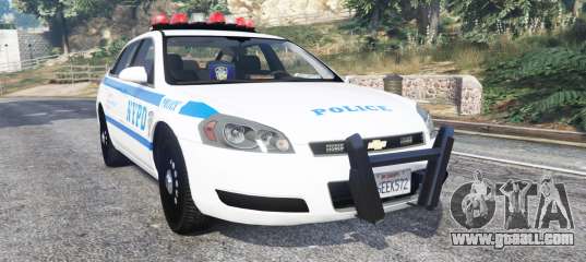 Chevrolet Impala 2007 NYPD v1.1 [replace] for GTA 5