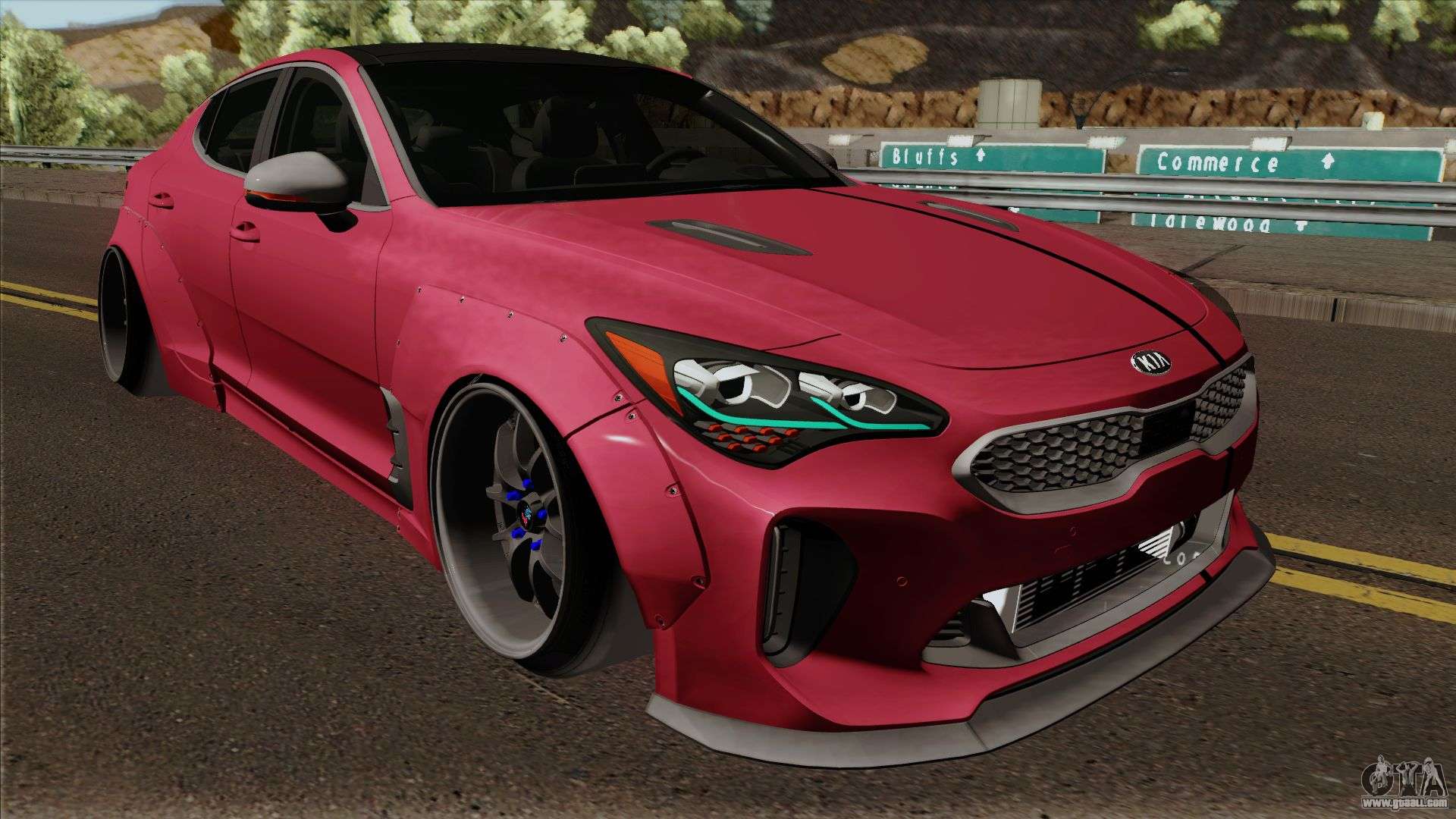 Kia Stinger GT Wide Body Kit 2018 for GTA San Andreas