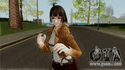 Naotora Extra Costume 01 Attack on Titan for GTA San Andreas