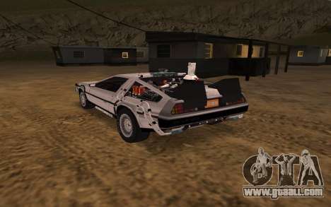 Delorean DMC-12 Back To The Future 2 for GTA San Andreas