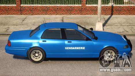 Vapid Stanier de la Gendarmerie for GTA 4