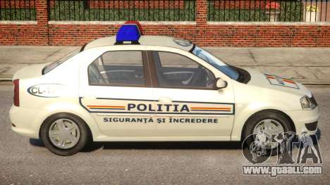 Dacia Logan Police for GTA 4