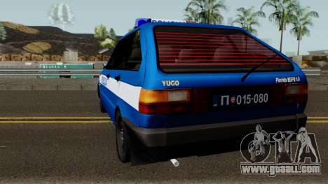Zastava Yugo Florida 1.3 Policija for GTA San Andreas