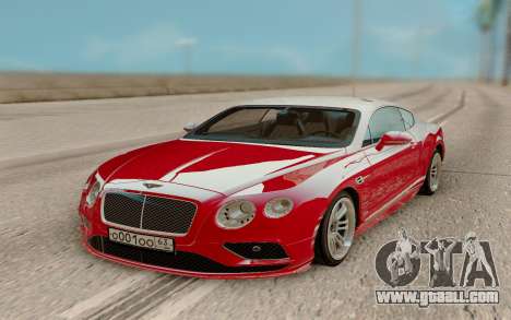 Bentley Continental GT for GTA San Andreas