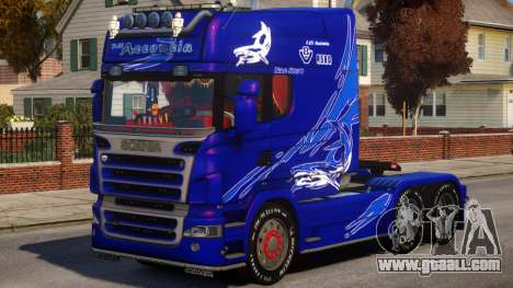 Scania R580 Longline Custom PJ8 for GTA 4