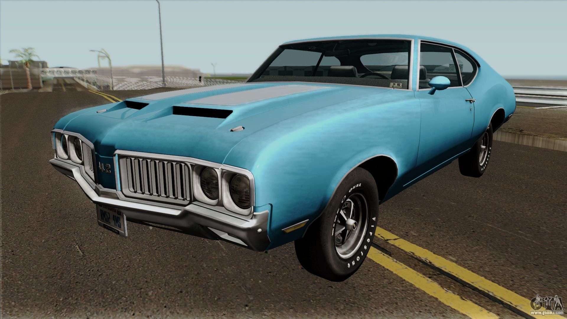 Oldsmobile 442 1970 For Gta San Andreas