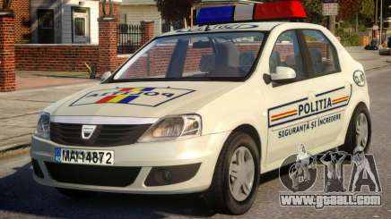 Dacia Logan Police for GTA 4