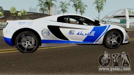McLaren 650S Spyder Algeria Police v1.0 for GTA San Andreas
