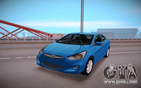 Hyundai Solaris for GTA San Andreas