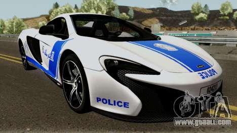 McLaren 650S Spyder Algeria Police v1.0 for GTA San Andreas