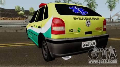 Volkswagen Gol EcoSul for GTA San Andreas