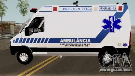 Fiat Ducato Brazilian Ambulance for GTA San Andreas