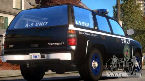 Chevrolet Tahoe Z71 Police (SWAT) for GTA 4
