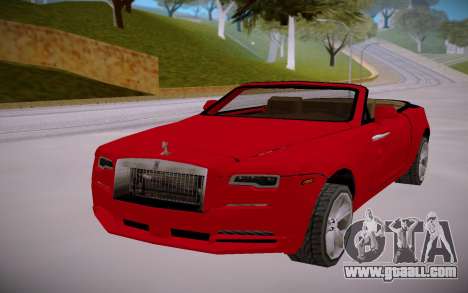 Rolls Royce Dawn 2016 SA StyledLow Poly for GTA San Andreas