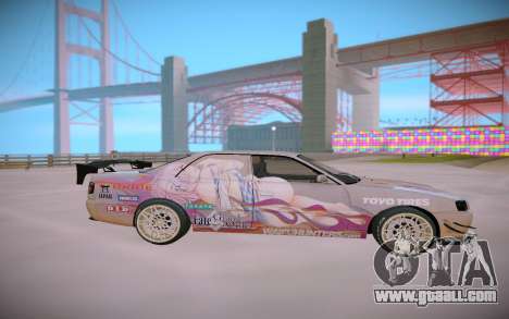 Nissan Skyline GT-R R34 Toyota Chaser for GTA San Andreas