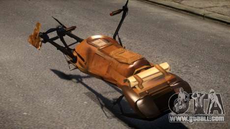 Star Wars Speeder Bike V 2.1 for GTA 4