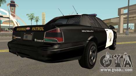 Vapid Stainer SAHP Police GTA V for GTA San Andreas