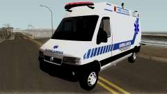 Fiat Ducato Brazilian Ambulance for GTA San Andreas
