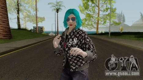 GTA Online Skin Female DLC After Hours for GTA San Andreas