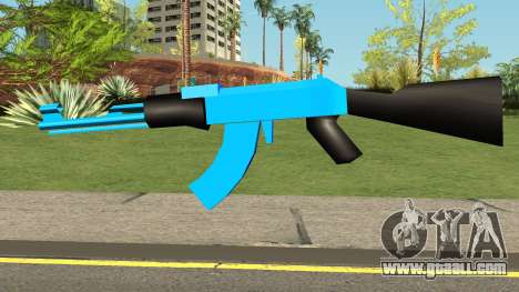 AK47 Blue for GTA San Andreas