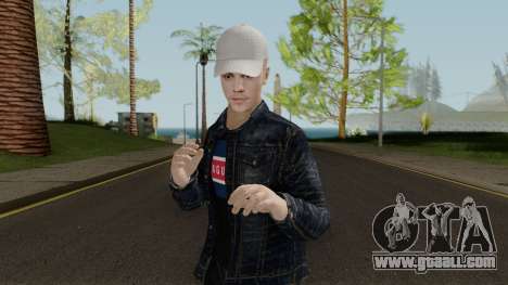 Skin Random 99 (Outfits Justin Bieber) for GTA San Andreas