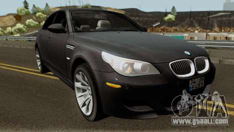 BMW M5 E60 2006 M SPORT for GTA San Andreas