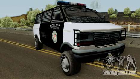 Police Transport Burrito GTA 5 for GTA San Andreas