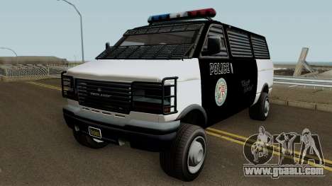 Police Transport Burrito GTA 5 for GTA San Andreas