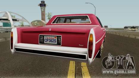 Cadillac Fleetwood Normal 1985 v1 for GTA San Andreas