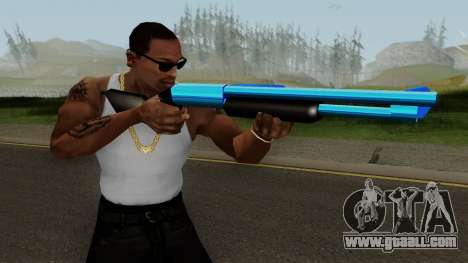 Chromegun Blue for GTA San Andreas