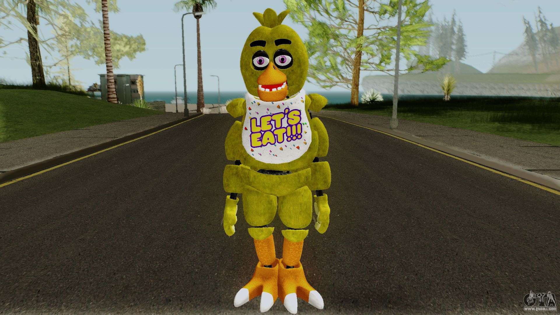 Withered Chica (FNAF 2) para GTA San Andreas