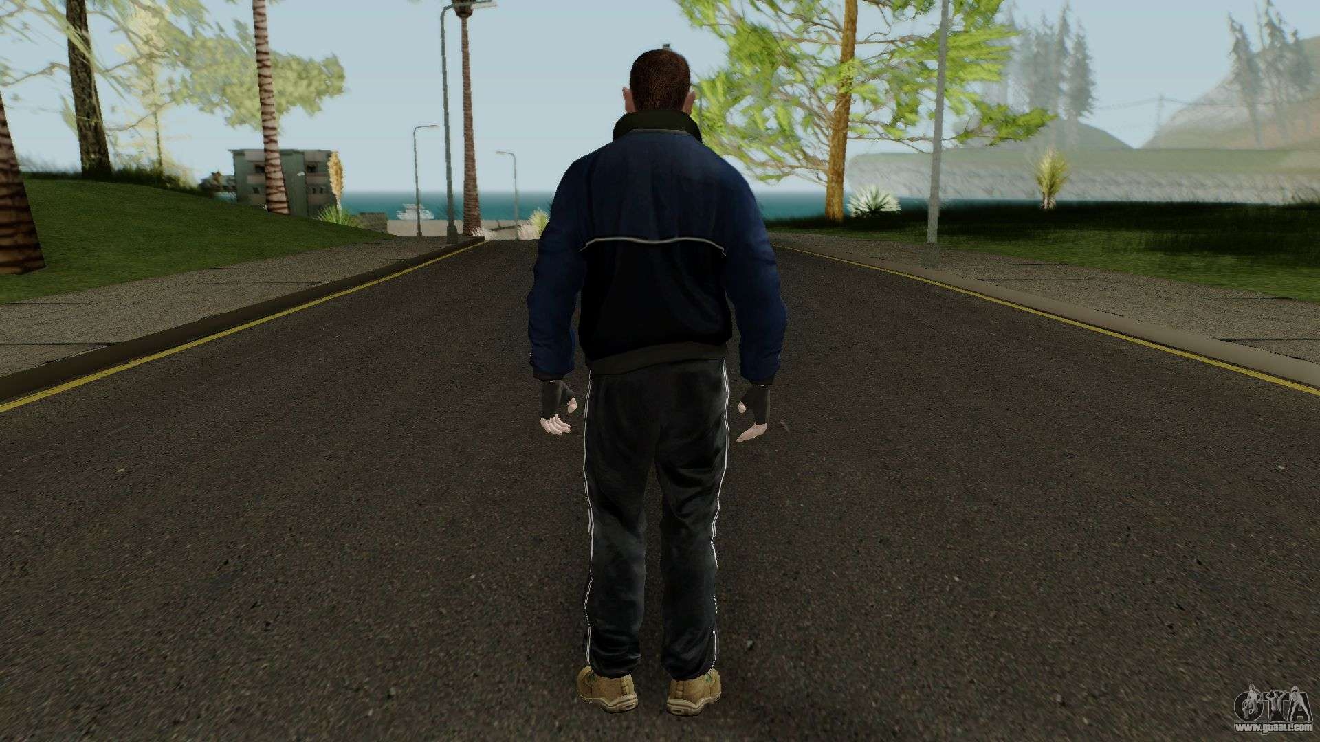 GTA IV Niko Bellic Blue Jacket