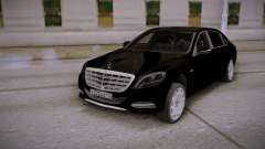 Mercedes-Benz S600 W222 Black for GTA San Andreas