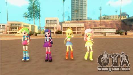 My Little Pony Equestria Girls Mod v1 for GTA San Andreas