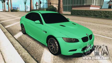 BMW M3 E92 Green Coupe for GTA San Andreas