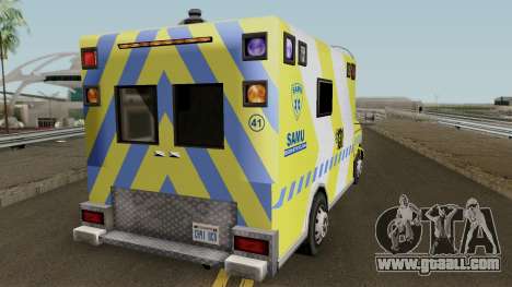 SAMU Ambulance for GTA San Andreas
