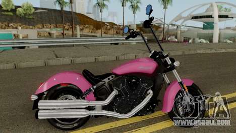 Indian Scout Sixty 2018 for GTA San Andreas