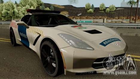 Chevrolet Corvette C7 Rendorseg for GTA San Andreas
