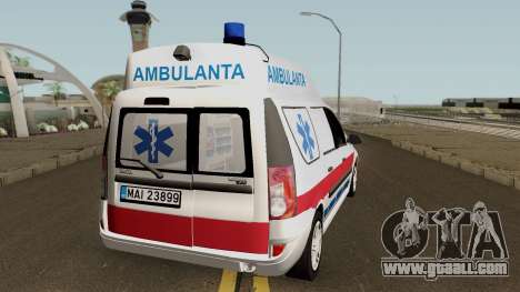 Dacia Logan MCV Ambulanta for GTA San Andreas