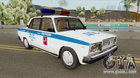VAZ 2107 DPS (Police of Moscow) for GTA San Andreas